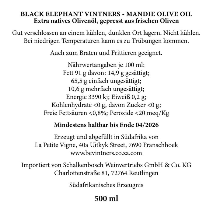Mandie Olivenöl